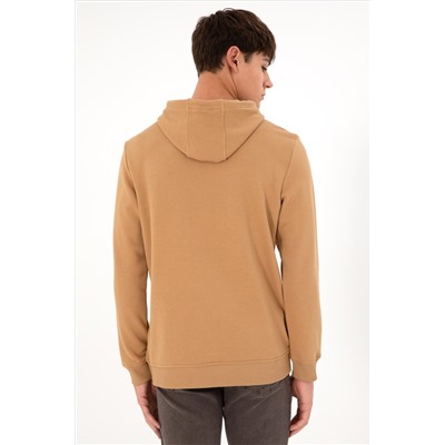 Erkek Camel Sweatshirt