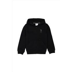 Erkek Çocuk Siyah Basic Sweatshirt