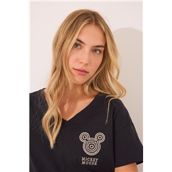 Pijama corto 100% algodón print Mickey Mouse