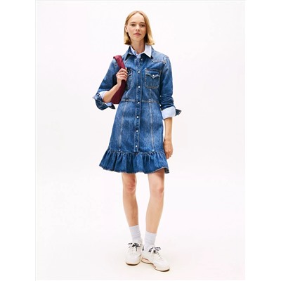 Tommy Jeans Denim Western Dress