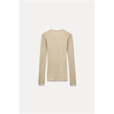 RIBBED SOFT T-SHIRT