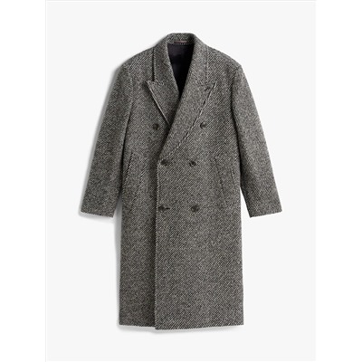 Double-Breasted Wool Coat