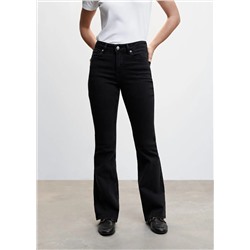 Jeans flare tiro medio -  Mujer | MANGO OUTLET España