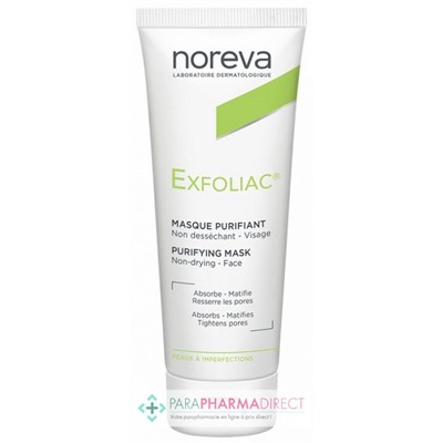 Noreva Exfoliac Masque Purifiant Peaux à Imperfections 50 ml