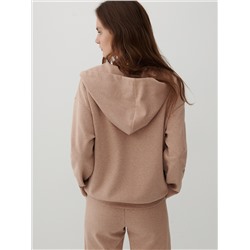 Sweatshirt Aus Geripptem Strickstoff