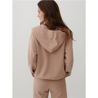 Sweatshirt Aus Geripptem Strickstoff