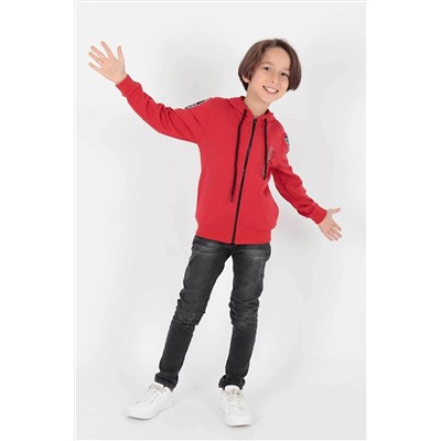 AHENGİM Kids Ak322425 Erkek Çocuk Ever Glow Baskılı Kapş.sweat TYC00215346792