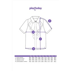 Блуза PLAYTODAY, 1124545