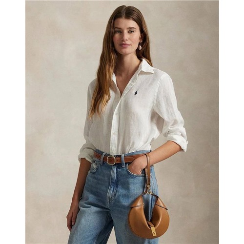 Женская льняная рубашка RALPH LAURE*N ОРИГИНАЛ!