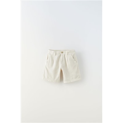 PLAIN CHINO BERMUDA SHORTS
