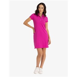 TIPPED POLO DRESS