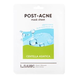 L.SANIC Centella Asiatica Post-Acne Mask Sheet Тканевая маска с экстрактом центеллы азиатской для проблемной кожи 25мл