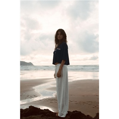 VARSITY CROPPED T-SHIRT