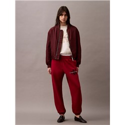 Chenille Monogram Logo Fleece Joggers