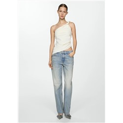 Jeans rectos tiro bajo