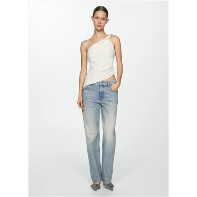 Jeans rectos tiro bajo
