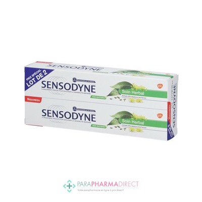 Sensodyne Dentifrice Soin Herbal Lot de 2 x 75 mlLot  × 2