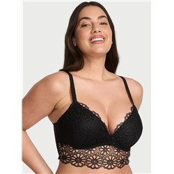 Victoria's Secret Sexy Tee Daisy Eyelet Wireless Push-Up Bra Top