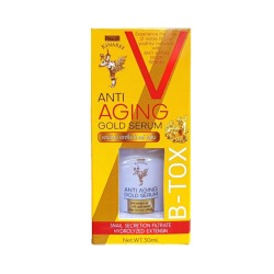 Антивозрастная сыворотка Anti Aging Gold Serum B-TOX от Thai KINAREE 30 ml / THAI KINAREE  Anti Aging Gold serum B-TOX 30 ml