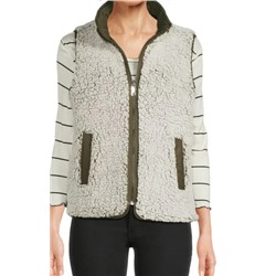 Andrew Marc Faux Fur Reversible Vest
