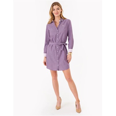 SOLID OXFORD DRESS