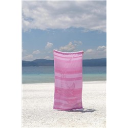 İrya, Shark %100 Pamuk Peştemal Pembe 90x170