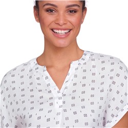 Damen Bluse mit Allover-Print