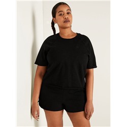 PINK SUMMER LOUNGE COTTON SHORT SLEEVE T-SHIRT