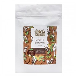 INDIBIRD Henna for hair natural light brown Хна для волос натуральная светло-коричневая 50г