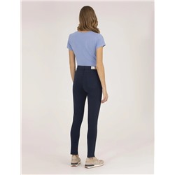 Lacivert Skinny Fit Kanvas Pantolon