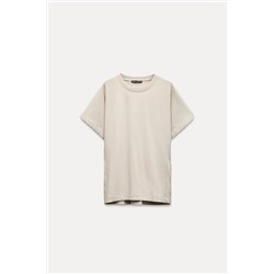 HEAVY COTTON T-SHIRT WITH VENTS