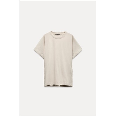 HEAVY COTTON T-SHIRT WITH VENTS