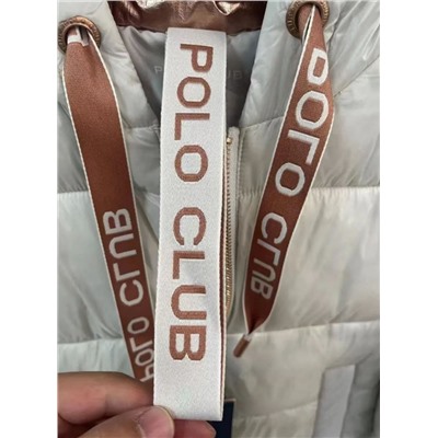 Повседневное хлопковое пальто с капюшоном Pol*o