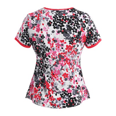 Healing Hands Scrubs Splash Of Spring Print Top