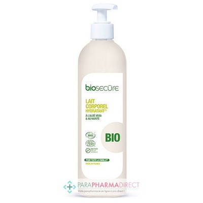 Bio Secûre Lait Corporel Hydratant - A l'Aloé Vera & au Karité - BIO - 400 ml