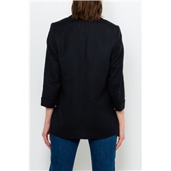 Chaqueta de lino Negro