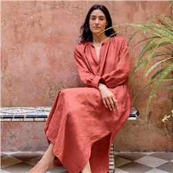 Cabana dress in linen