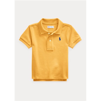 Baby Boy Cotton Mesh Polo Shirt