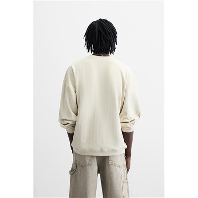 SUDADERA RAYAS BORDADO