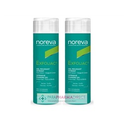 Noreva Exfoliac Gel Moussant Intensif Peaux à Imperfections 2x200mlLot  × 2