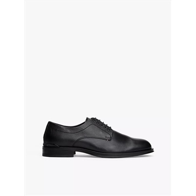 Paneled Leather Derby Shoe