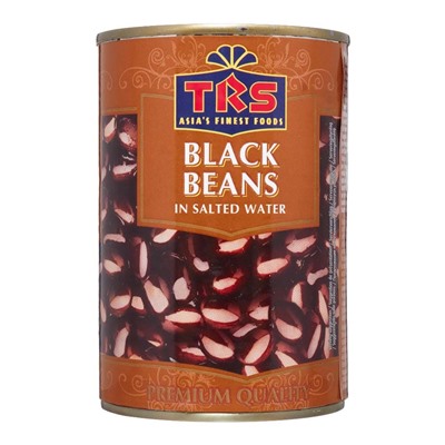 TRS Canned Boiled Black Beans Консервированная черная фасоль 400г