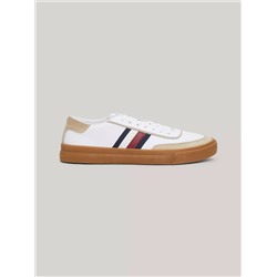 Signature Stripe Leather Sneaker
