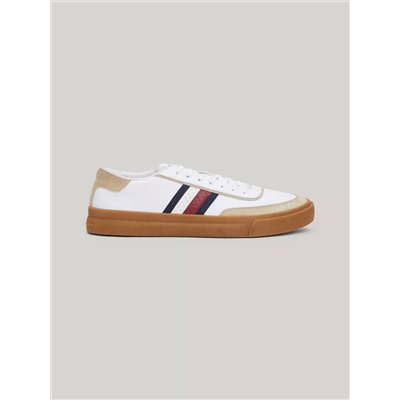 Signature Stripe Leather Sneaker