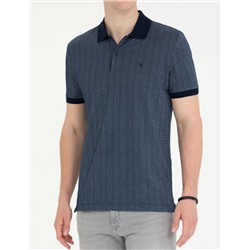Lacivert Slim Fit Polo Yaka Tişört