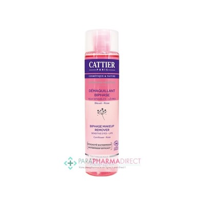 Cattier Symphonie Végétale Démaquillant Biphase Yeux Sensibles & Lèvres BIO 150ml