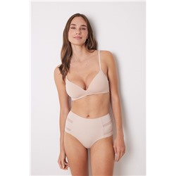 Braga reductora alta nude tul