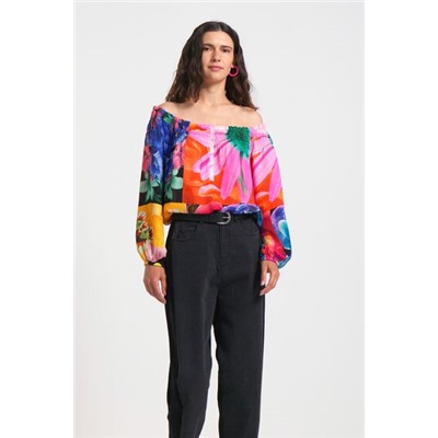 Blusa floral M. Christian Lacroix