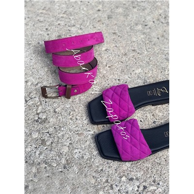 Ab.Zapatos 3420 BENEDETTO+CINTURON Ab.Zapatos (140) · Magenta АКЦИЯ