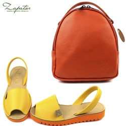 AB.ZAPATOS · 3201 ocra+AB.Z · Pelle · mochila NAPA (630) Naranja